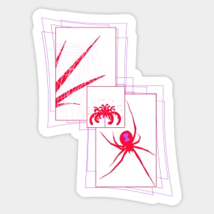 Black Widow V45 (Multicolor) Sticker